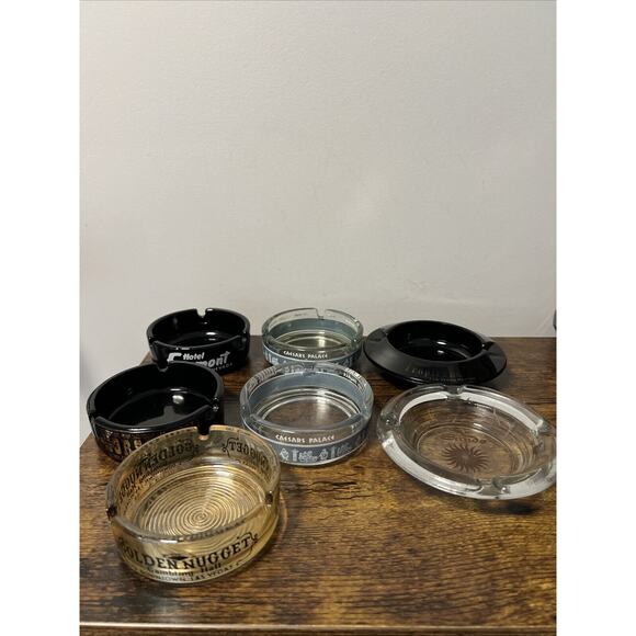 Various Other - VTG Ashtray Lot: Tropicana, Sands, Golden Nugget, Binion’s Horseshoe, Fremont ++